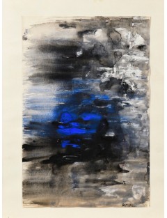 Composition abstraite. Aquarelle et gouache de Hora Damian