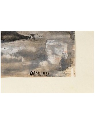 Composition abstraite. Aquarelle et gouache de Hora Damian