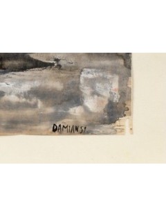 Composition abstraite. Aquarelle et gouache de Hora Damian