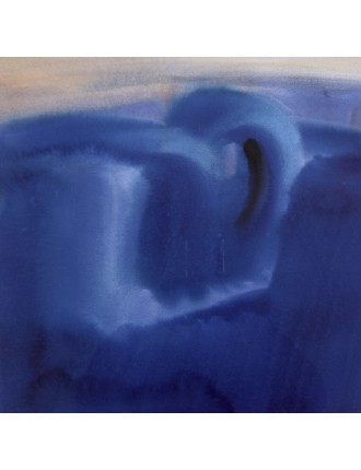 Arthur Grosemans – Technique mixte – 1969 – Poème en bleu