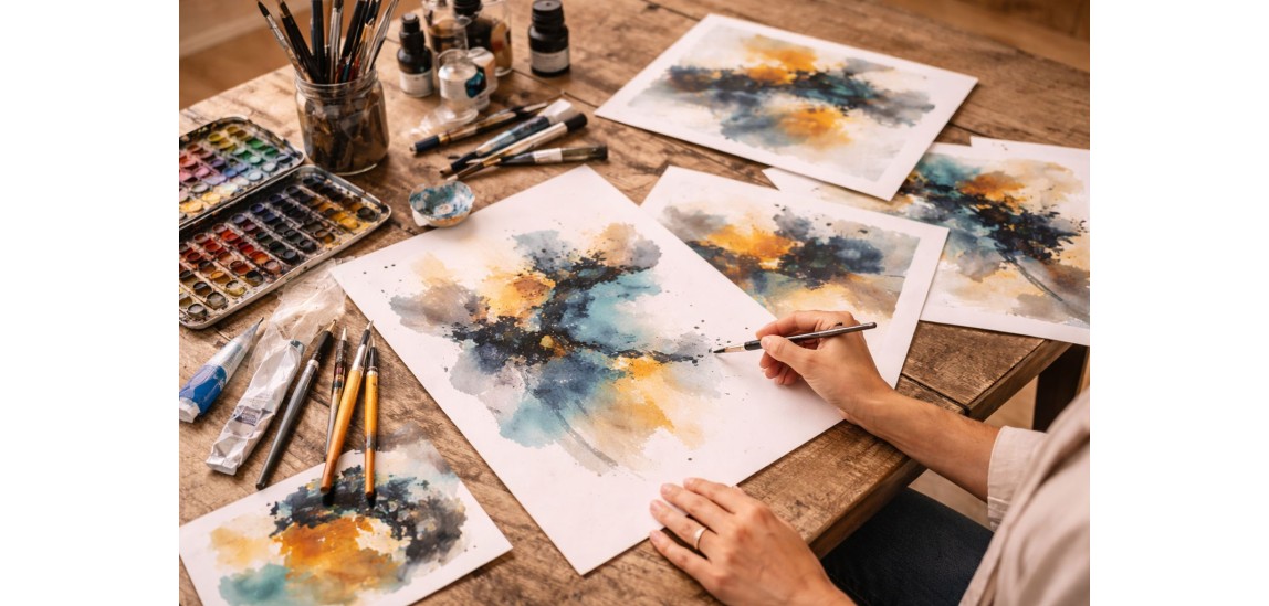 Les œuvres sur papier en art contemporain