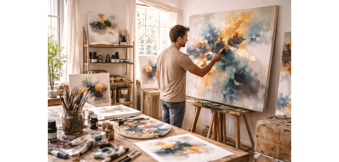 L’atelier de l’artiste contemporain